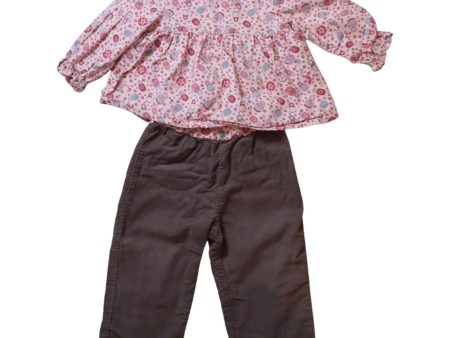 Petit Bateau Top and Pant Set 12M Hot on Sale