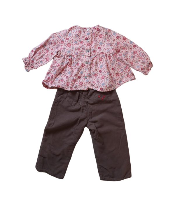 Petit Bateau Top and Pant Set 12M Hot on Sale