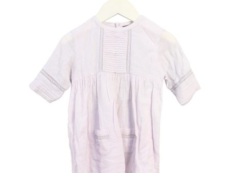 Velveteen Short Sleeve Dress 2T Cheap