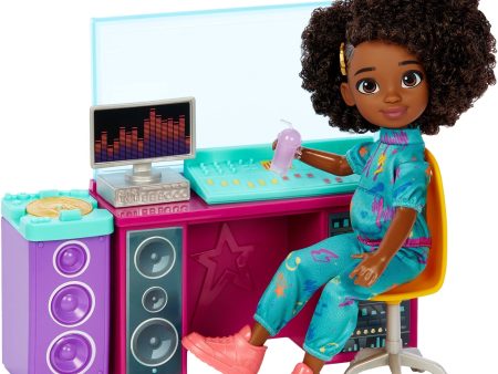 Karma’s World Making Rhymes Recording Studio 13-Piece Playset with Karma Doll (8.7-in), Mixing Booth, Guitar, Collectible Record, & More Online Hot Sale