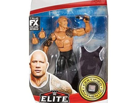 WWE The Rock Elite Collection Series Rock Action Figure on Sale