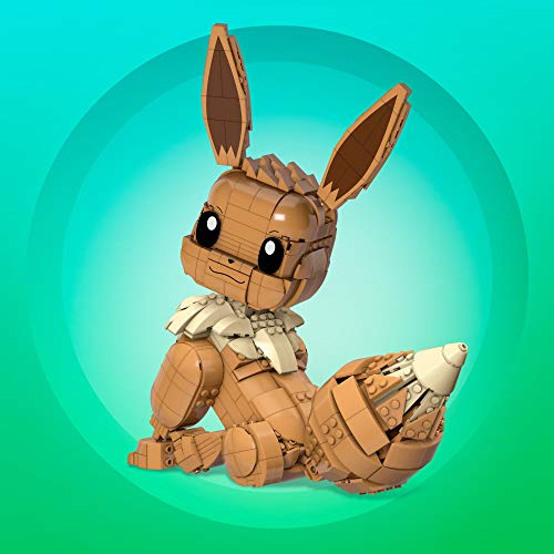 Mega Construx Pokemon Jumbo Eevee Figure Building Set Online now