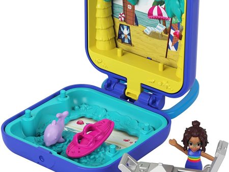 Polly Pocket Shani Tropical Beach Compact With Mobile Ice Cream Cart Cheap