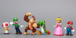 6pc Super Mario Bros Peach Toad Mario Luigi Yoshi Donkey Kong Action Figure Toys Cheap