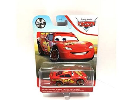 Disney Pixar Cars Metal Series Rusteze Lightning McQueen Hot on Sale