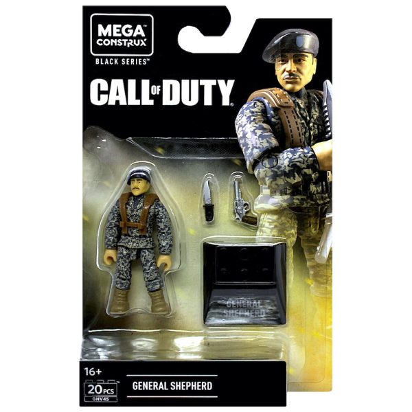 Mega Construx Call of Duty Black Series General Shepherd Building Set Cheap