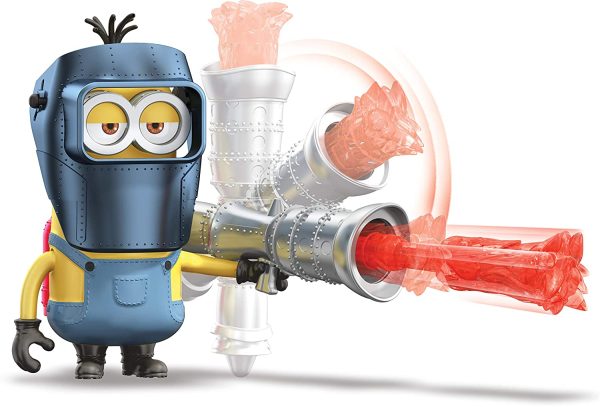 Minions The Rise of Gru Kevin Action Figure with Button Activated Flamethrower and Construction Accessories Online Hot Sale