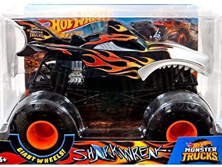 Hot Wheels Monster Trucks Shark Wreak Vehicle Hot on Sale