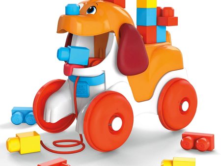 Mega Bloks Pull-Along Puppy Preschool Building Set with Block Pooping For Discount