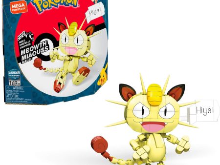 Mega Construx Pokemon Meowth Construction Set Cheap