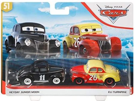 Disney Pixar Cars Heyday Junior Moon and Eli Turnpike 2-Pack Cheap